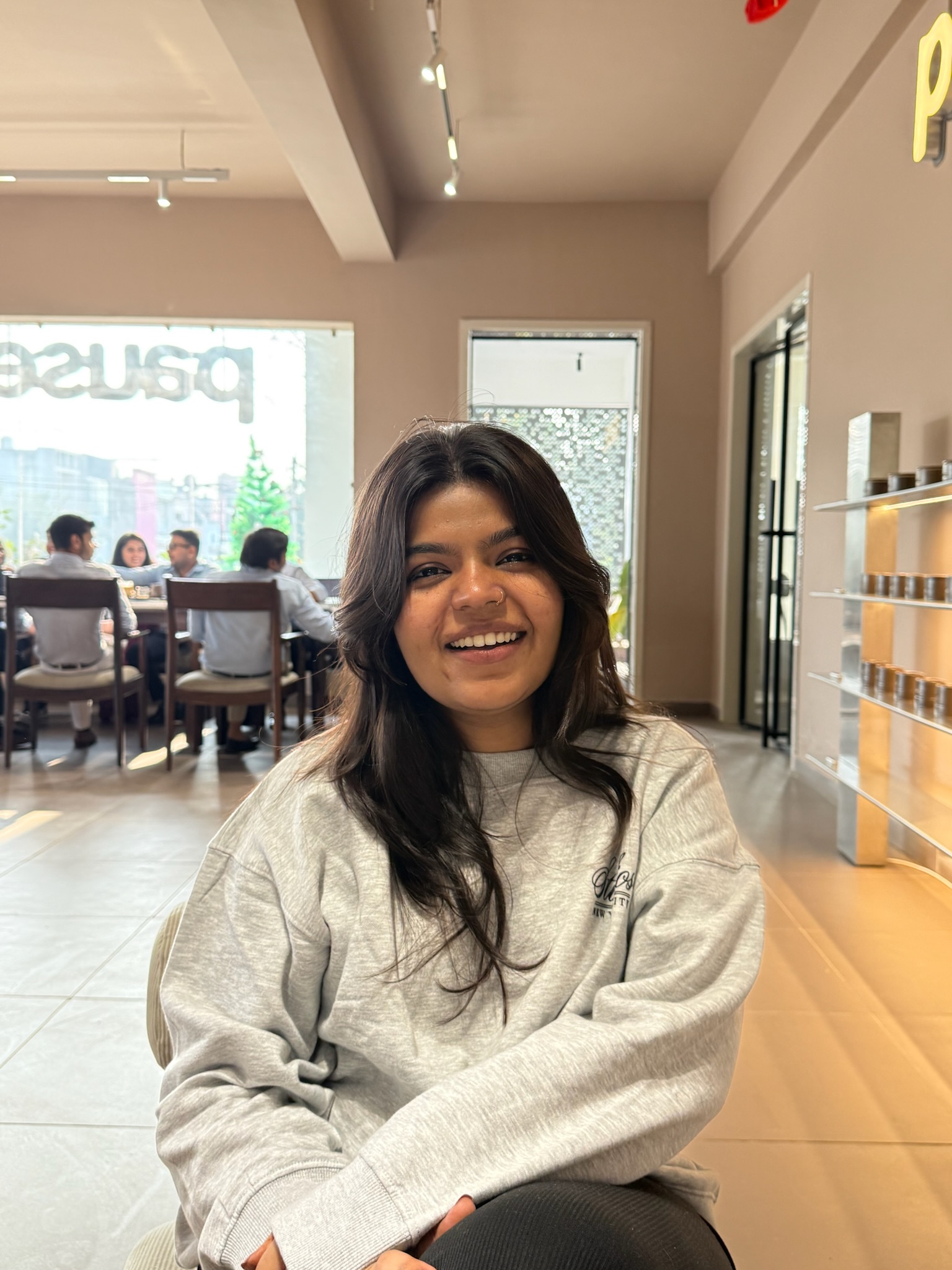 Eshani Sharma smiling